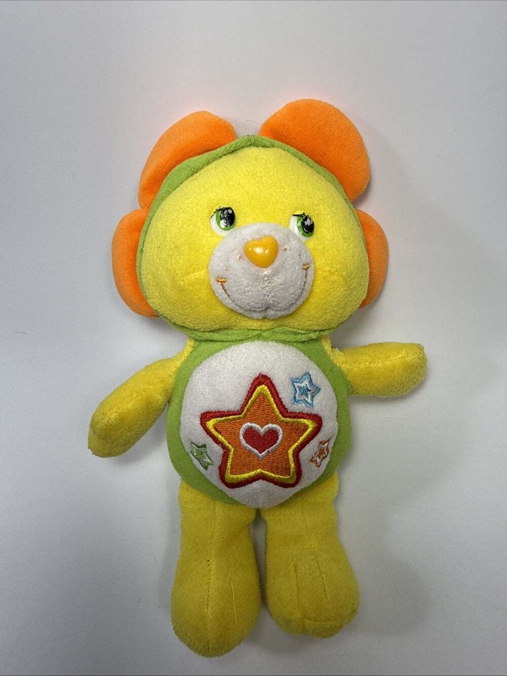 2006 Care Bears SUPERSTAR BEAR Special Edition Dress Like Flower Plush, 9โ